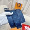 13406718002622009 Replica Blue Louis Vuitton Monogram Canvas Belt