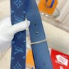 13406718005573144 Replica Blue Louis Vuitton Monogram Canvas Belt