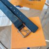 13406718200490323 Replica Louis Vuitton Calfskin Leather Belt