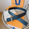 Replica Louis Vuitton calfskin leather belt
