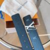 Replica Louis Vuitton calfskin leather belt