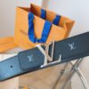Replica Louis Vuitton calfskin leather belt