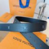 Replica Louis Vuitton calfskin leather belt