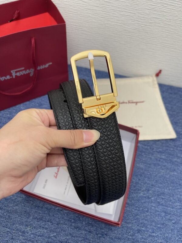 Ferragamo Reversible Leather Belt Replica