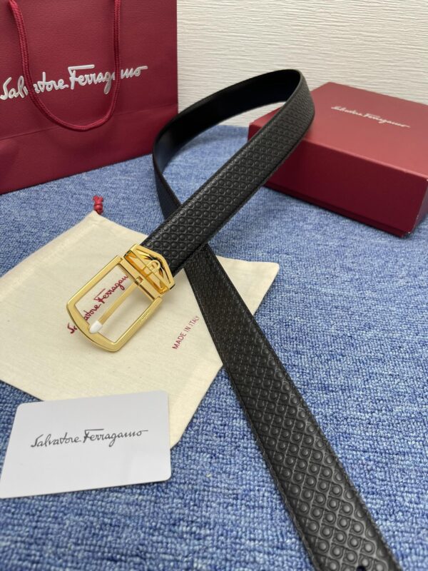 Ferragamo Reversible Leather Belt Replica