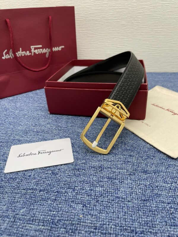 Ferragamo Reversible Leather Belt Replica