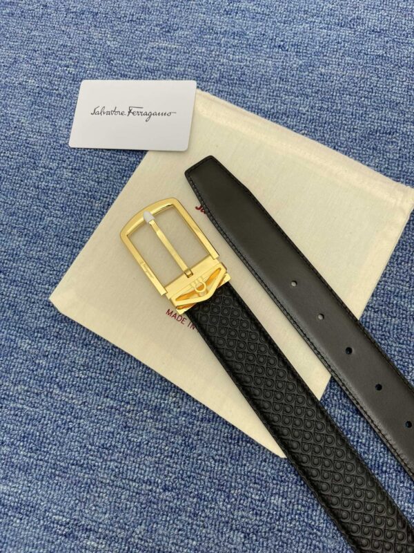 Ferragamo Reversible Leather Belt Replica