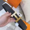 13406719847567608 Hermes Two-Tone Laser-Engraved Belt Replica