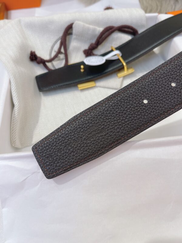 13406719851306510 Hermes Two-Tone Laser-Engraved Belt Replica