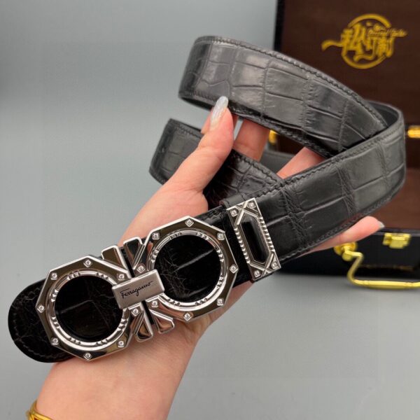 Replica Ferragamo Alligator Leather Belt