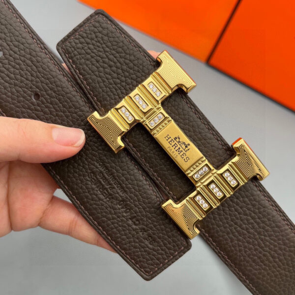 Hermes Top-Grain Leather Embossed Replica