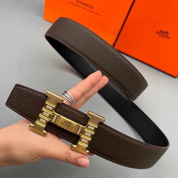 Hermes Top-Grain Leather Embossed Replica