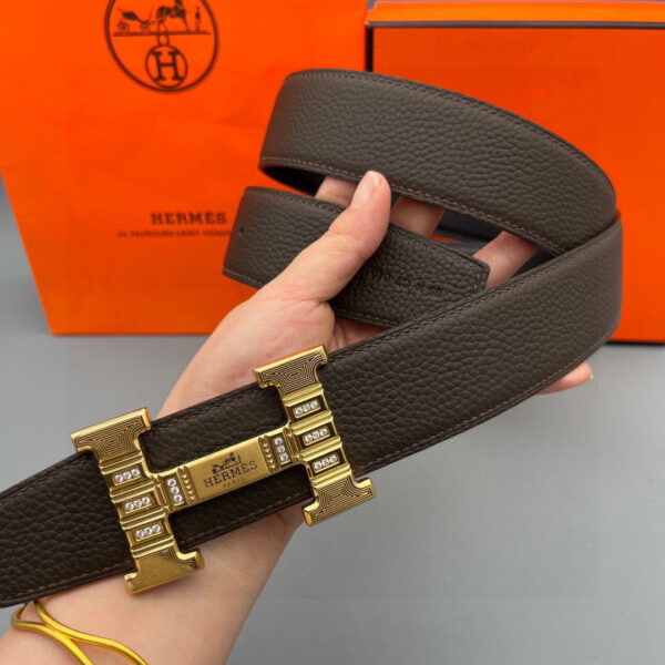 Hermes Top-Grain Leather Embossed Replica