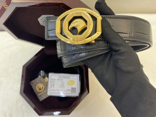 Stefano Ricci Crocodile Leather Men's Belt Replica