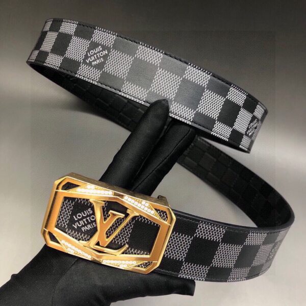 Replica Louis Vuitton Leather Belt