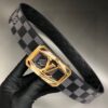 Replica Louis Vuitton Leather Belt