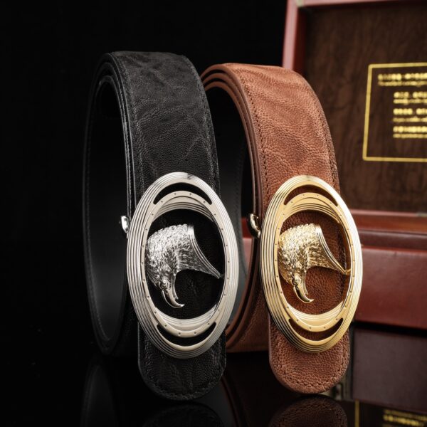 Stefano Ricci Elephant Ear Leather Belt Replica