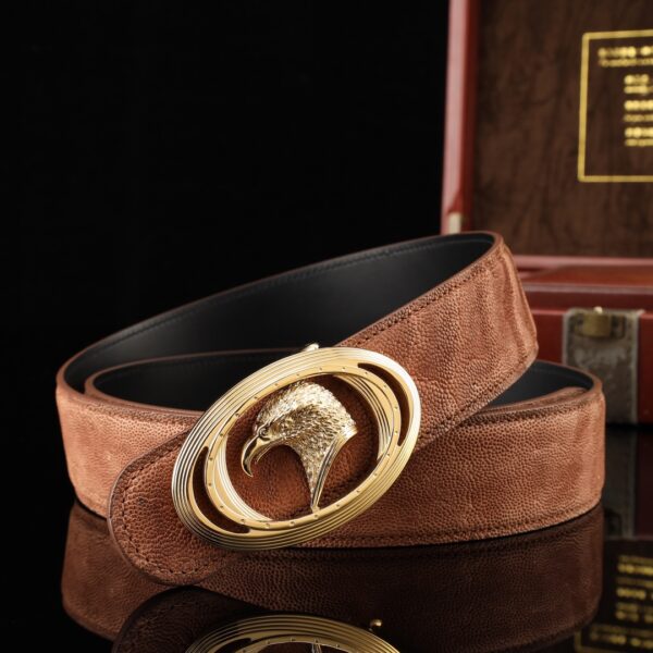 Stefano Ricci Elephant Ear Leather Belt Replica