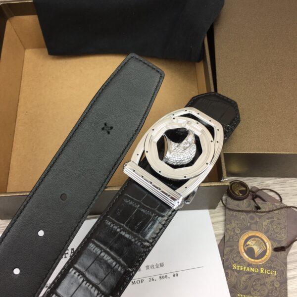 Stefano Ricci Crocodile Pattern Belt Replica