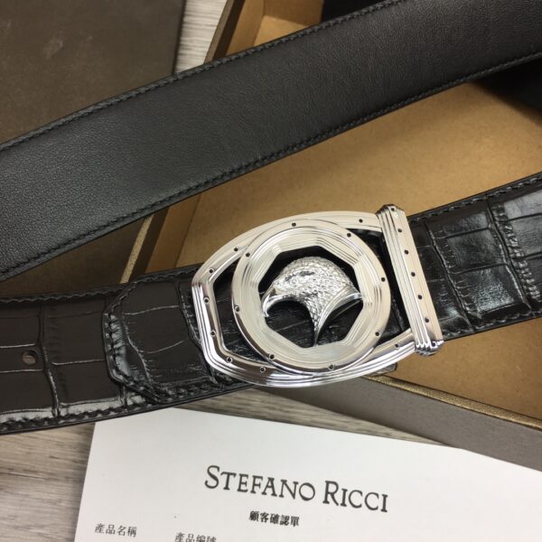 Stefano Ricci Crocodile Pattern Belt Replica