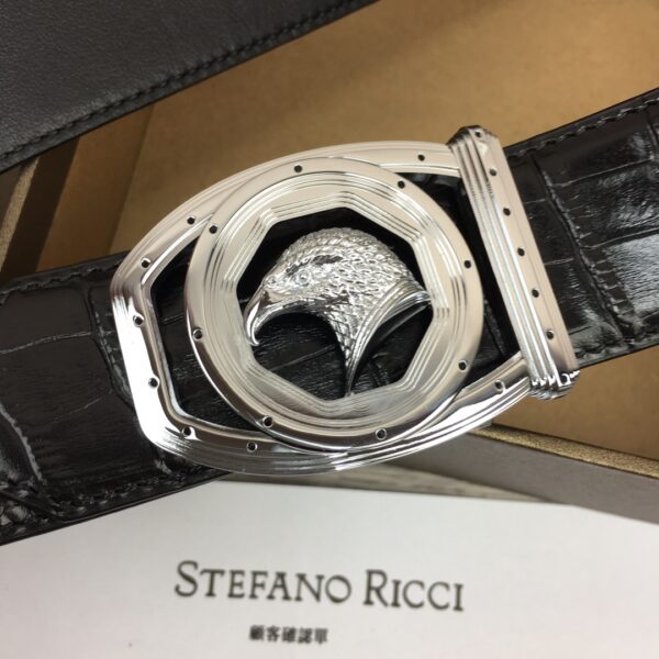 Stefano Ricci Crocodile Pattern Belt Replica