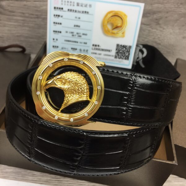 Stefano Ricci Crocodile Pattern Belt Replica