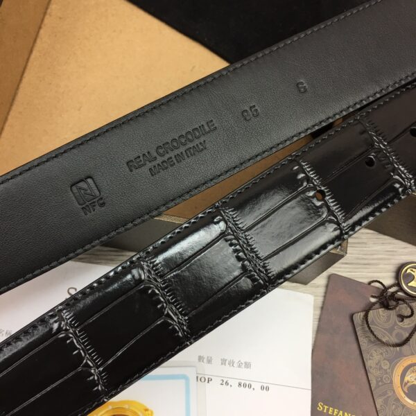 Stefano Ricci Crocodile Pattern Belt Replica