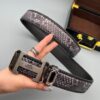 Replica Hermes Python Leather Belt