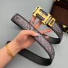 Replica Hermes Python Leather Belt