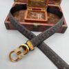 Ferragamo Ostrich Leather Belt Replica