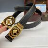 Stefano 24k Gold-Plated Python Leather Belt Replica