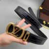 Replica Louis Vuitton Crocodile Leather Belt