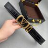 Replica Louis Vuitton Crocodile Leather Belt