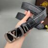 Replica Louis Vuitton Crocodile Leather Belt