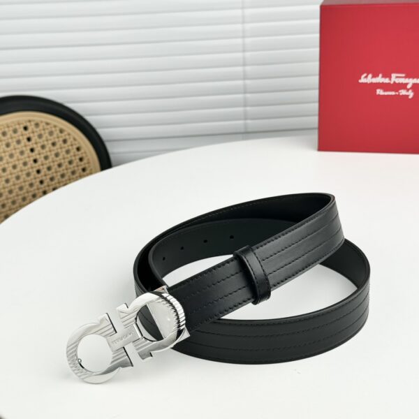 Ferragamo Cowhide Embossed Belt Replica