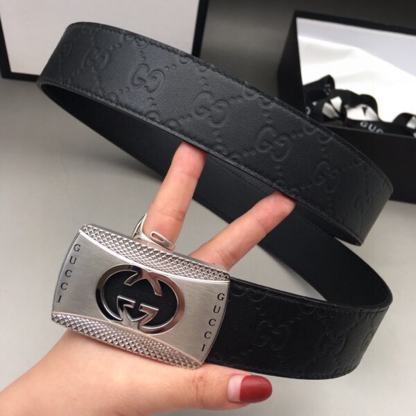 Gucci Embossed Belt Replica - Original Series
