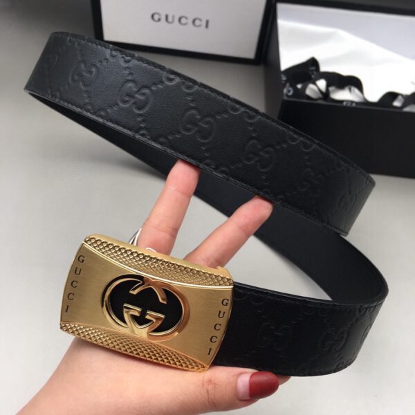 Gucci Embossed Belt Replica - Original Series
