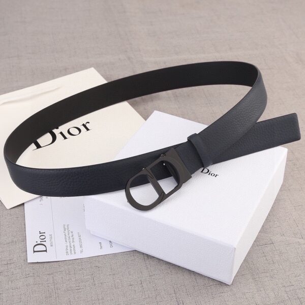 Dior Replica Double-Sided Top-Grain Leather Belt