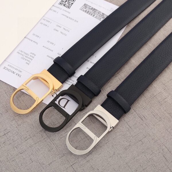 Dior Replica Double-Sided Top-Grain Leather Belt