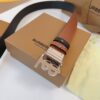 13406807661086143 Burberry Reversible Leather Belt Replica