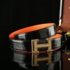 Hermes Crocodile Leather Belt Replica