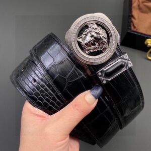 Versace Original Replica Crocodile Leather Belt