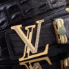 Louis Vuitton Original Crocodile Belt Replica