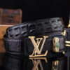 Louis Vuitton Original Crocodile Belt Replica