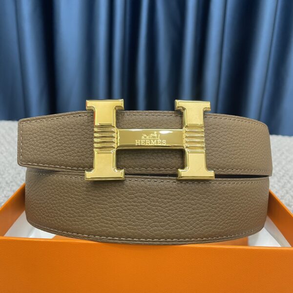 13406891158807326 Hermes Pebbled Grain Men's Belt Replica