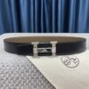13406891238683454 Hermes Pebbled Grain Men's Belt Replica