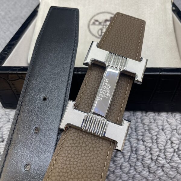 13406891242707456 Hermes Pebbled Grain Men's Belt Replica