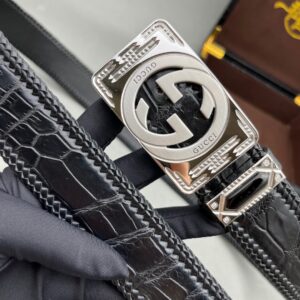 13406959464202359 Gucci Original Crocodile Leather Replica Belt