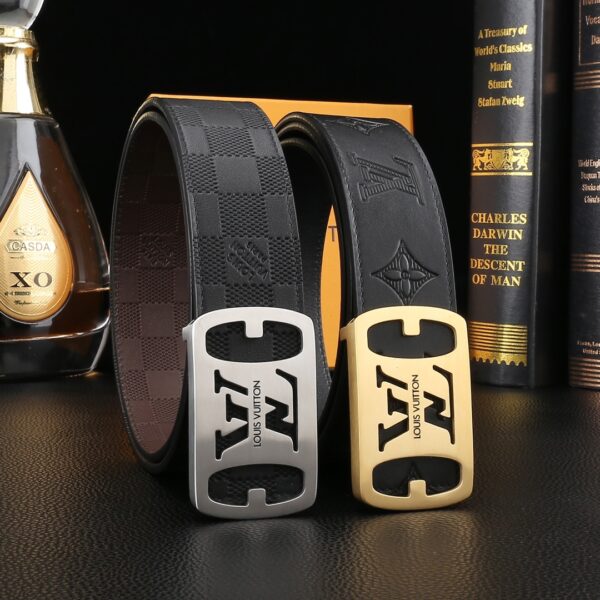 Replica Louis Vuitton Leather Belt
