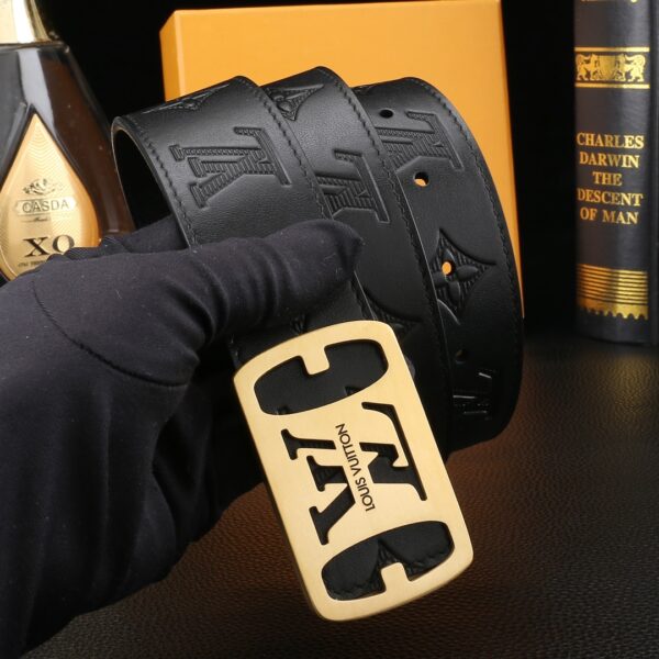 Replica Louis Vuitton Leather Belt